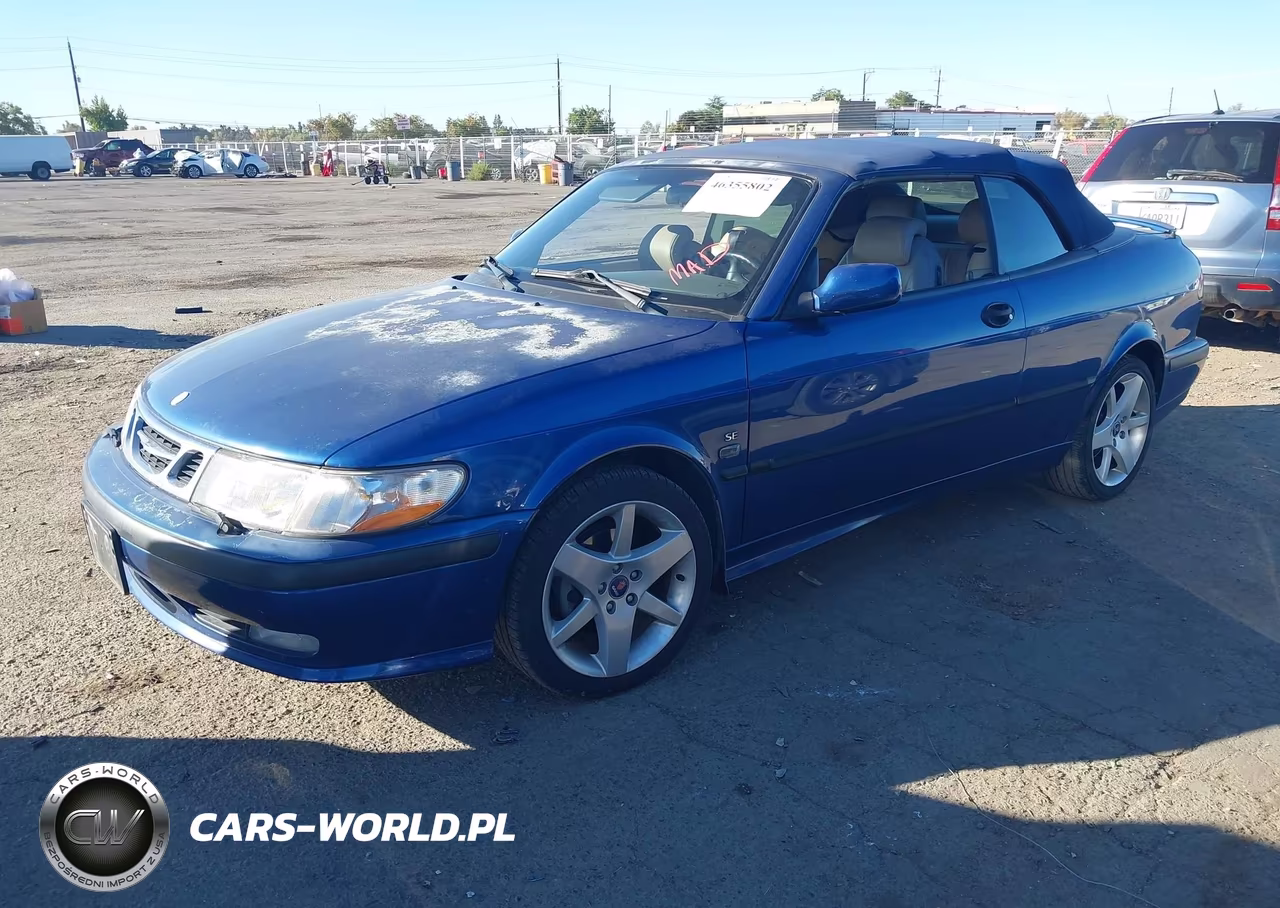 2002 Saab 9-3 Se VIN:YS3DF78K627006404 - 2