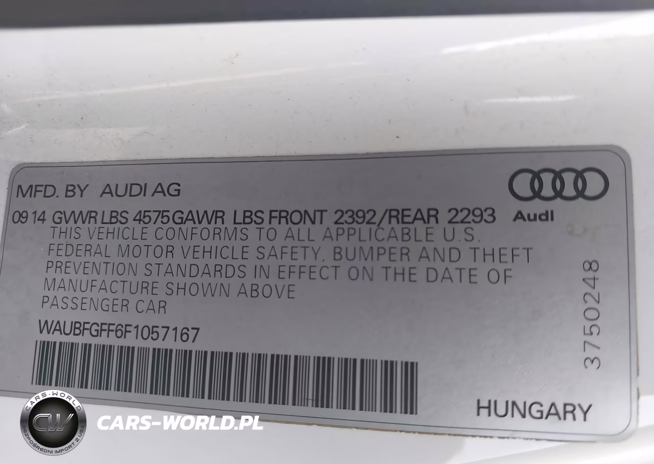 2015 Audi A3 2.0T Premium VIN:WAUBFGFF6F1057167 - 9