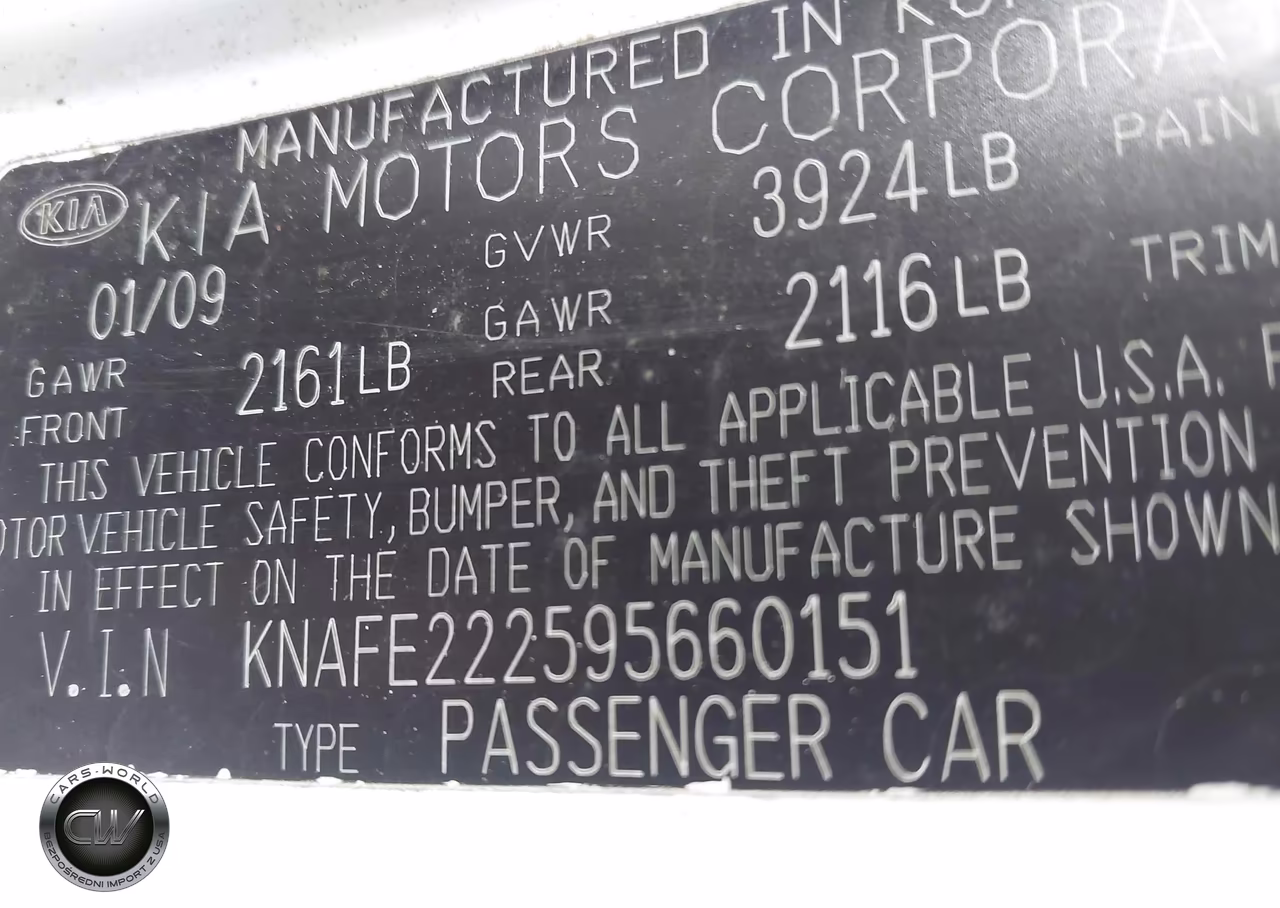 2009 Kia Spectra Ex VIN:KNAFE222595660151 - 9