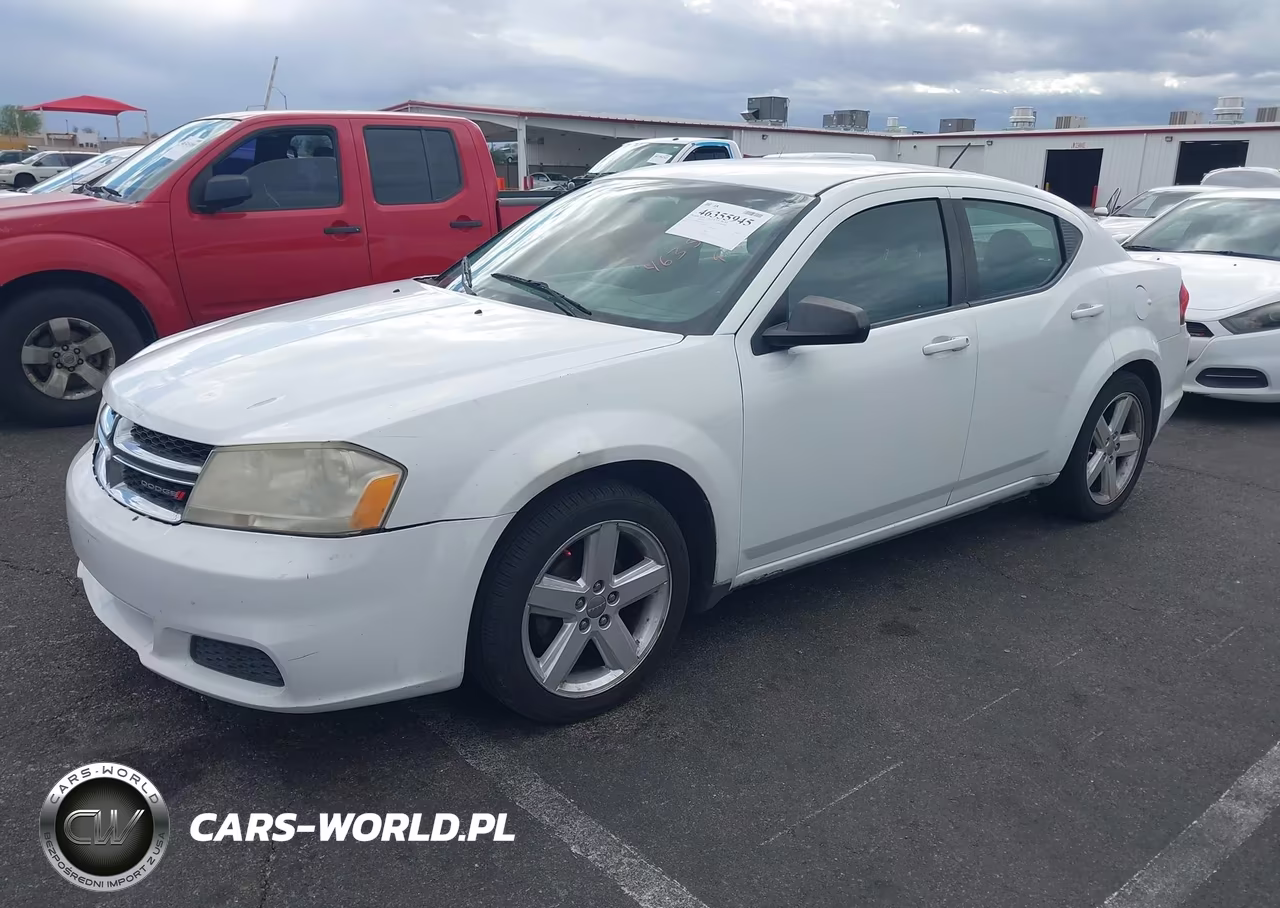 2013 Dodge Avenger Se VIN:1C3CDZAB6DN537328 - 2