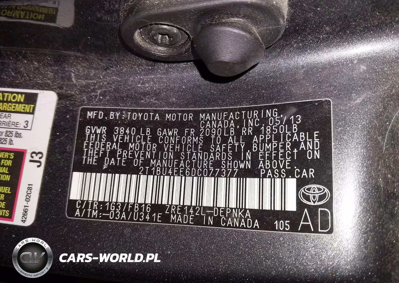 2013 Toyota Corolla Le VIN:2T1BU4EE6DC077377 - 9