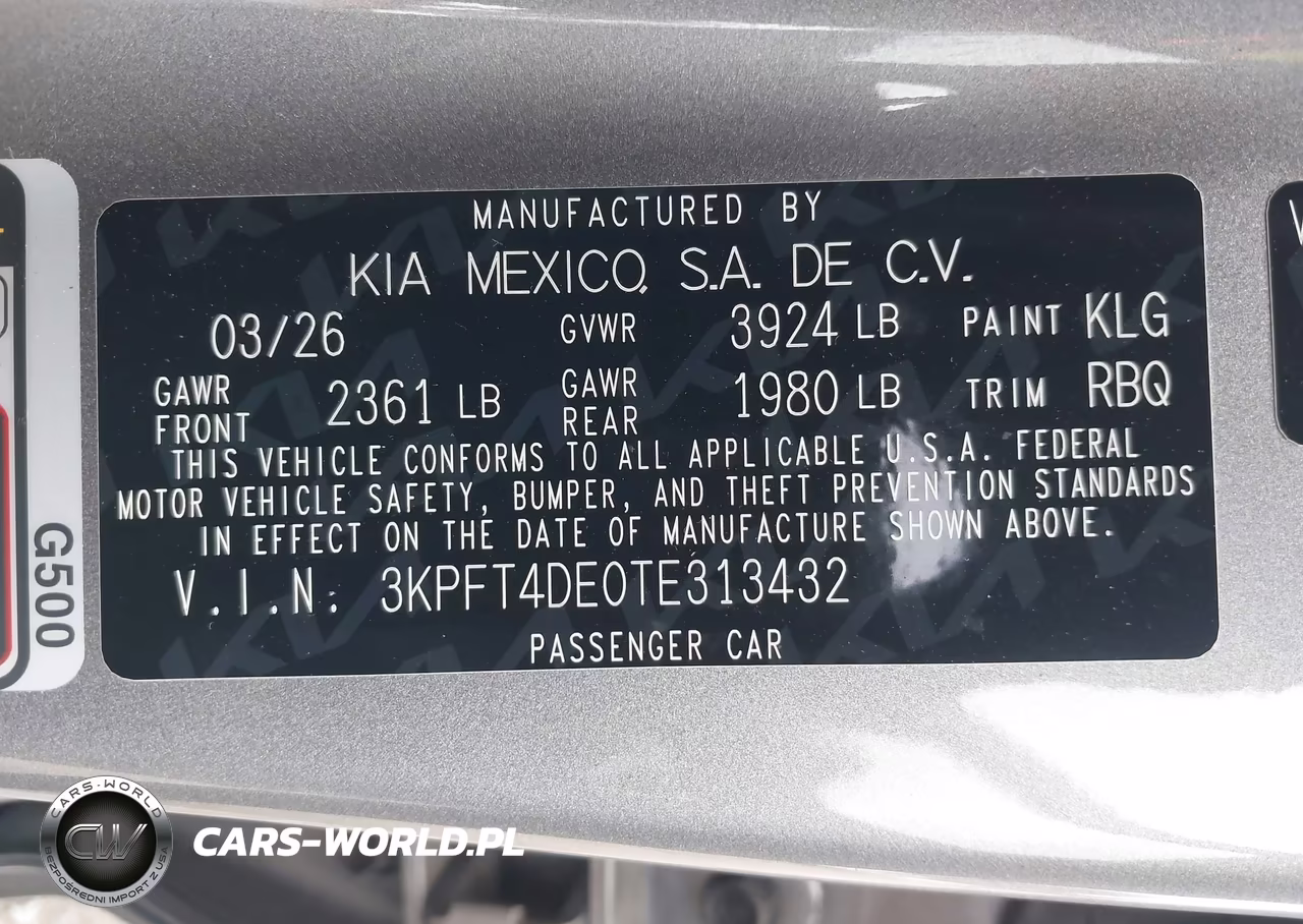 2026 Kia K4 Lxs VIN:3KPFT4DE0TE313432 - 9