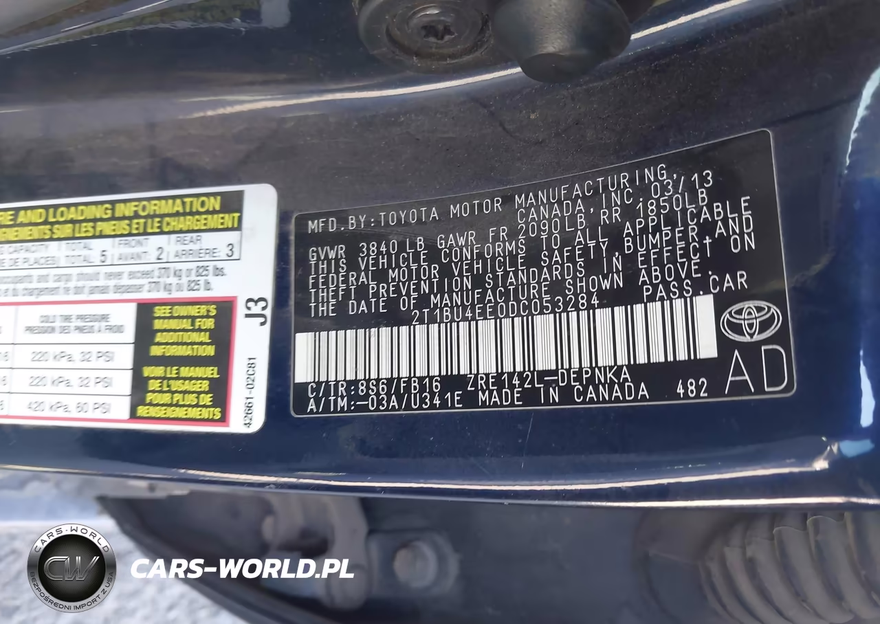 2013 Toyota Corolla Le VIN:2T1BU4EE0DC053284 - 9