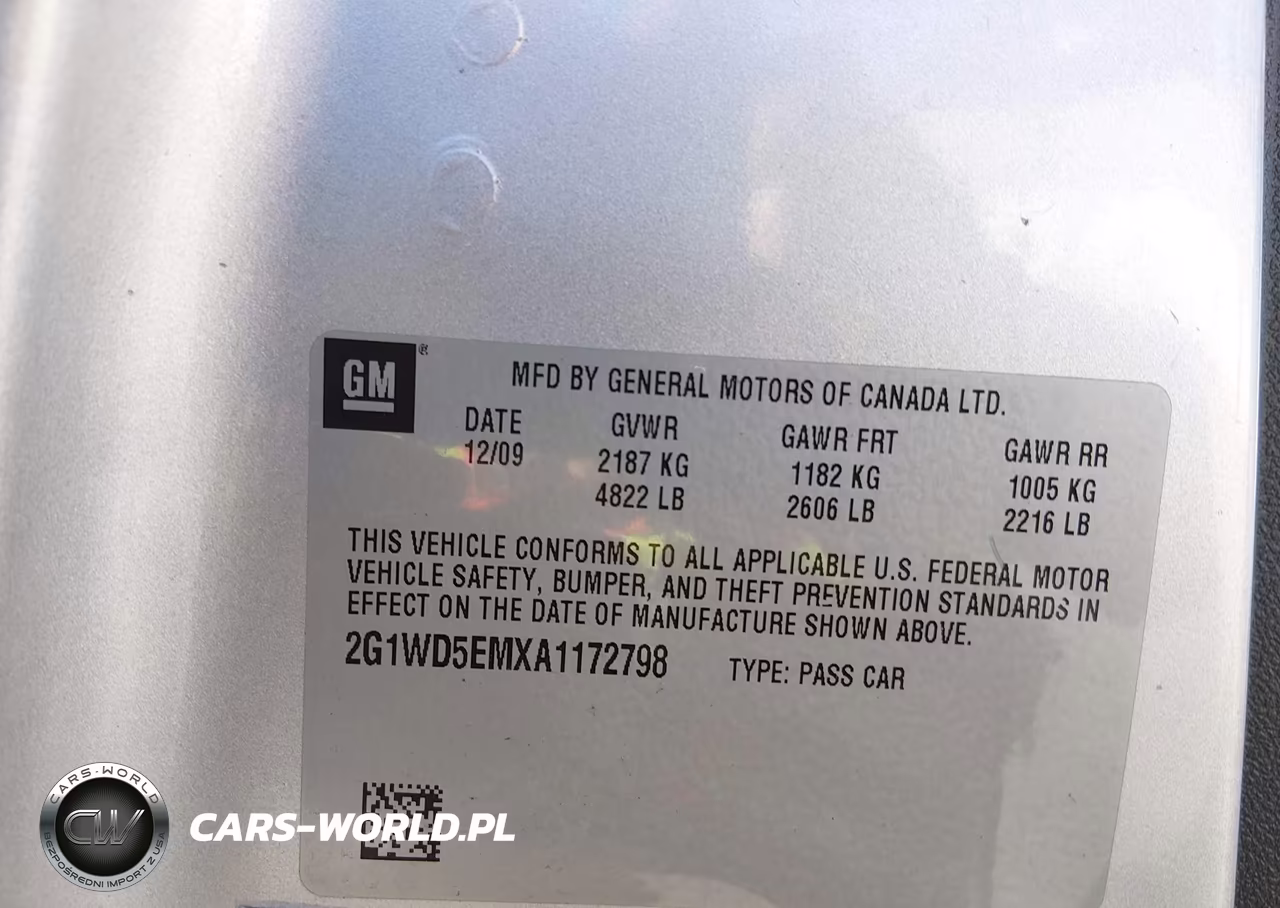 2010 Chevrolet Impala Police VIN:2G1WD5EMXA1172798 - 9