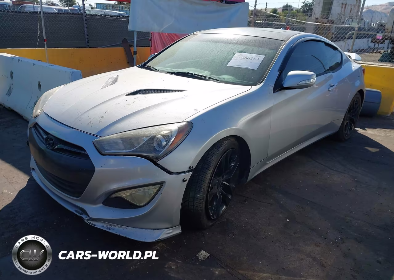 2015 Hyundai Genesis Coupe 3.8L VIN:KMHHU6KJ3FU127595 - 2