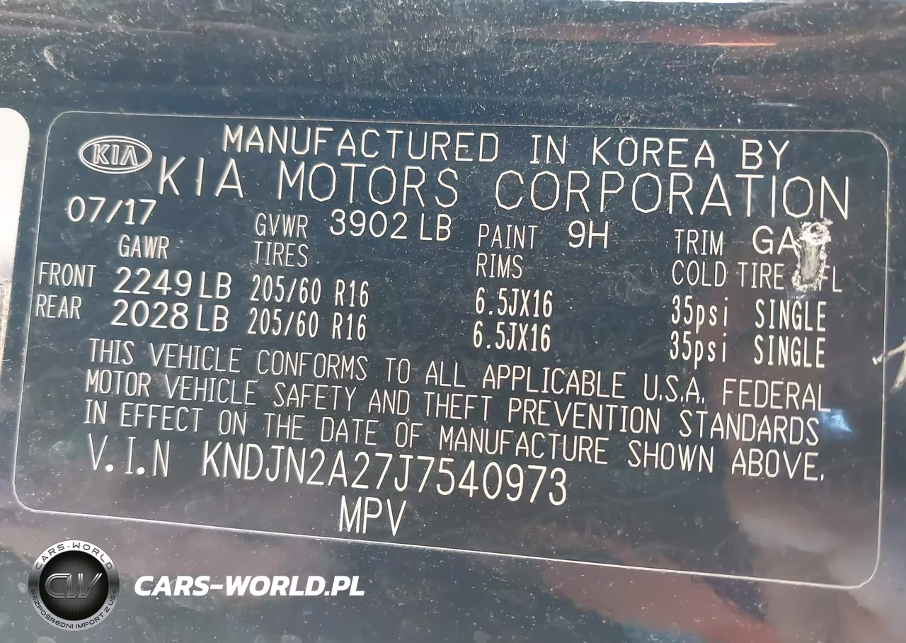 2018 Kia Soul VIN:KNDJN2A27J7540973 - 9