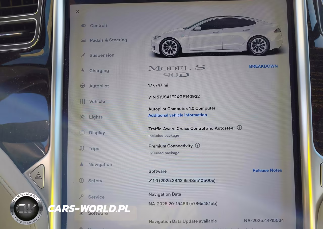 2016 Tesla Model S 60D-70D-75D-85D-90D VIN:5YJSA1E2XGF140932 - 7
