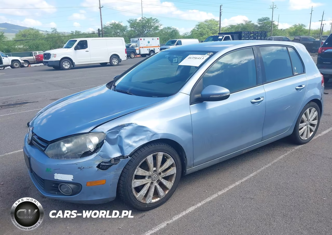 2012 Volkswagen Golf Tdi 4-Door VIN:WVWNM7AJ1CW023377 - 2