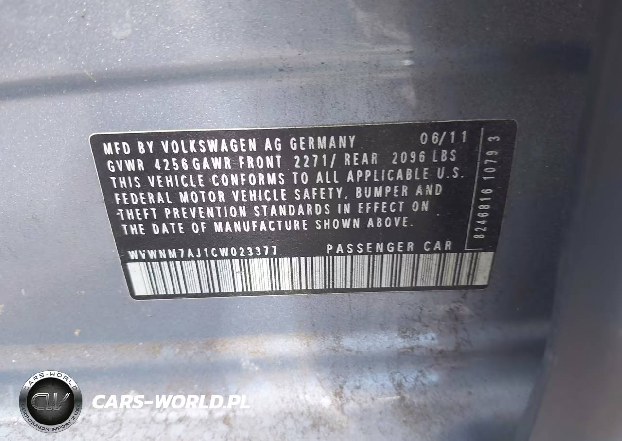 2012 Volkswagen Golf Tdi 4-Door VIN:WVWNM7AJ1CW023377 - 9