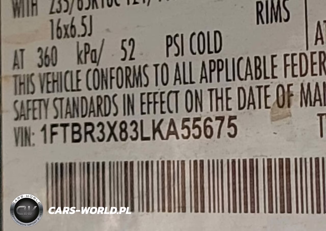 2020 Ford Transit-250 Cargo Van VIN:1FTBR3X83LKA55675 - 9