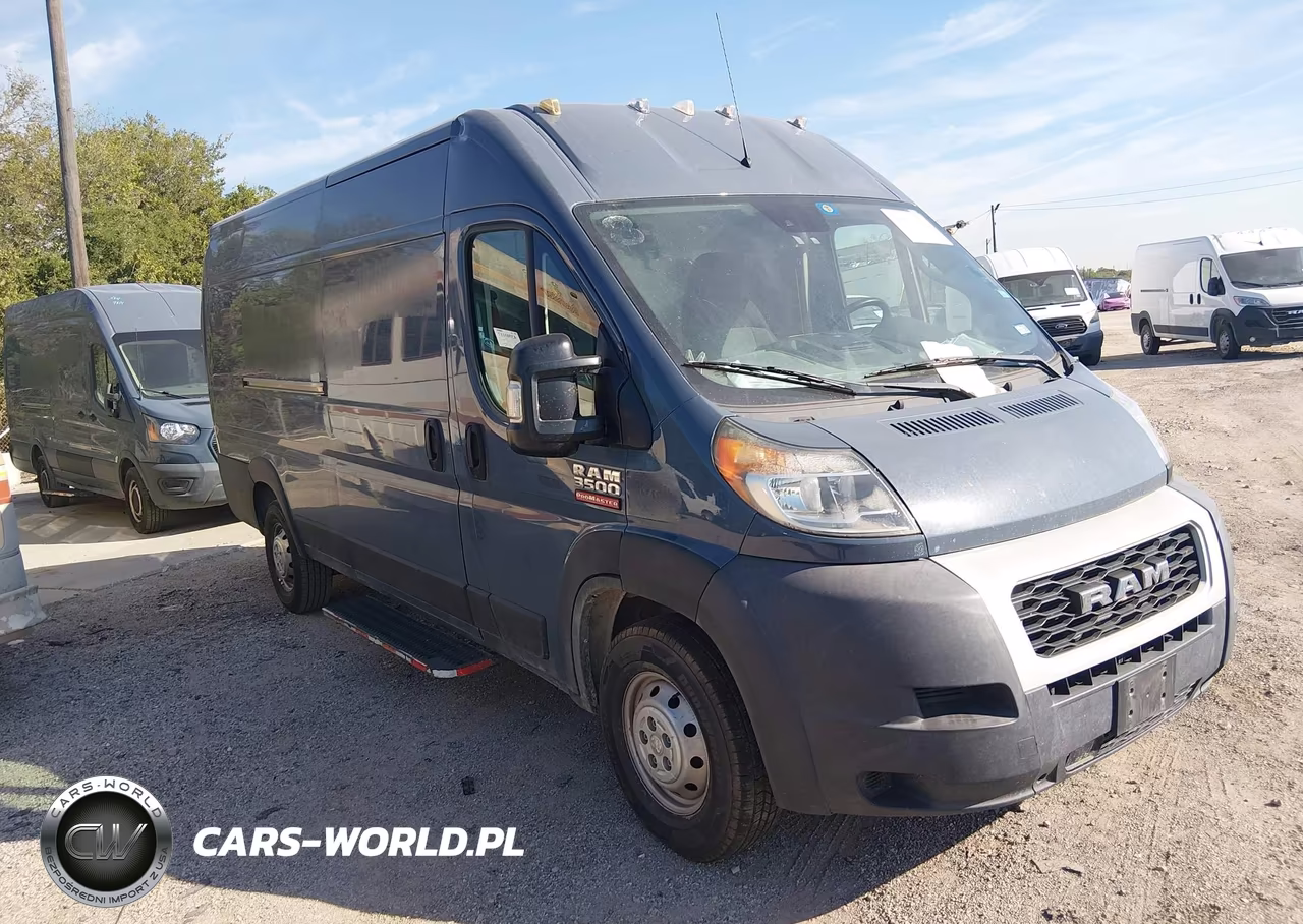 2021 Ram Promaster 3500 Cargo Van High Roof 159 Wb Ext VIN:3C6MRVJG9ME579431 - 1