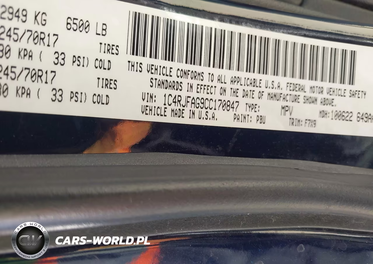 2012 Jeep Grand Cherokee Laredo VIN:1C4RJFAG9CC170847 - 9