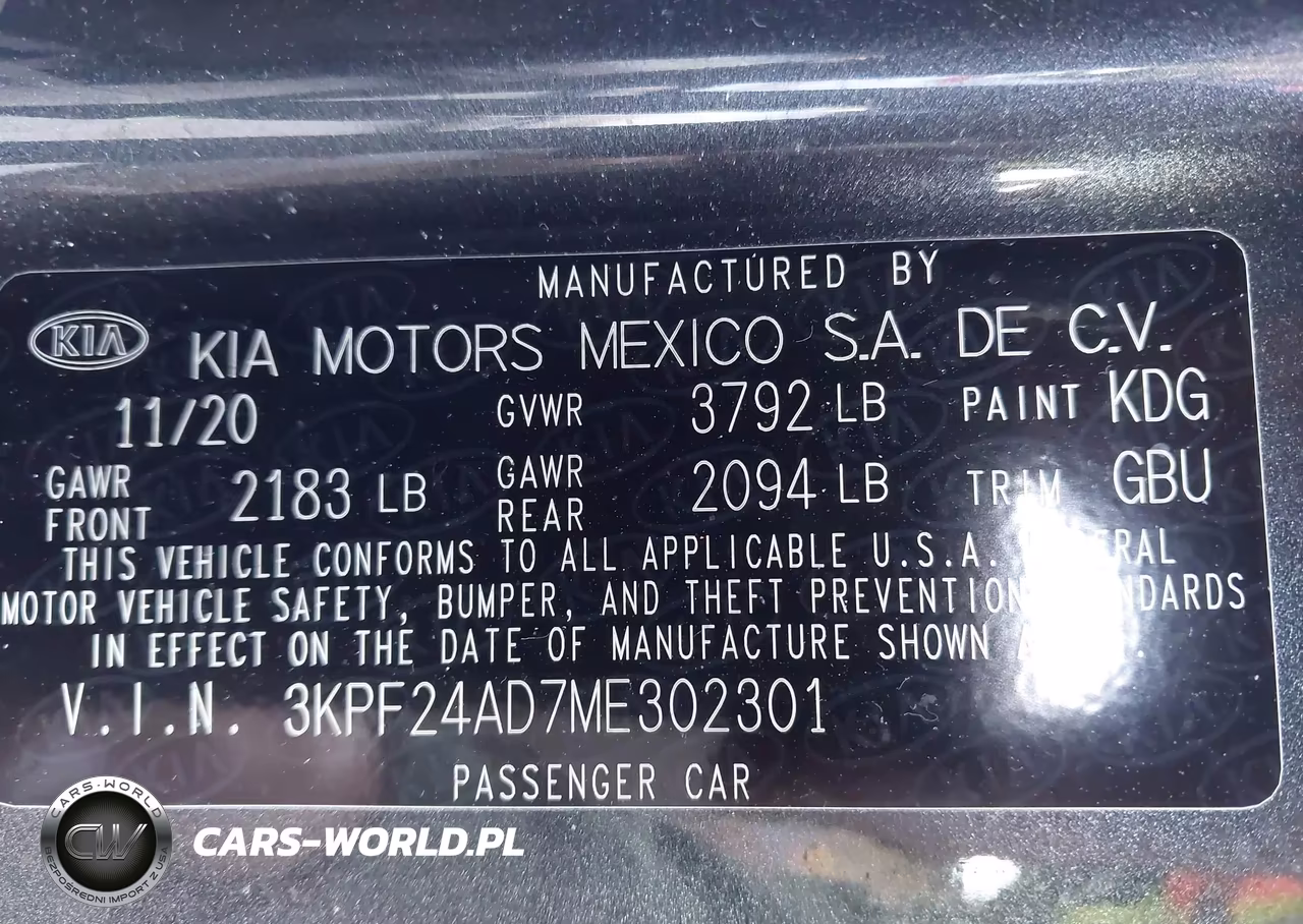 2021 Kia Forte Lxs VIN:3KPF24AD7ME302301 - 9