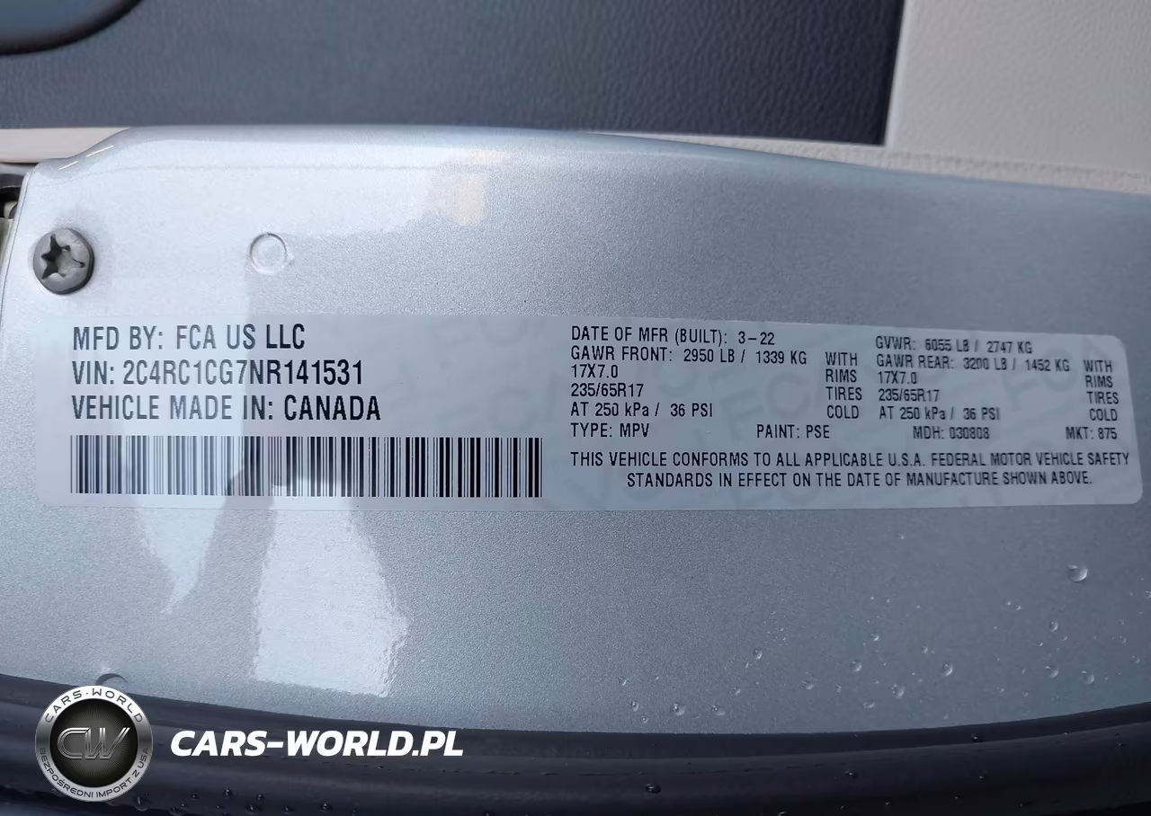 2022 Chrysler Voyager Lx VIN:2C4RC1CG7NR141531 - 9