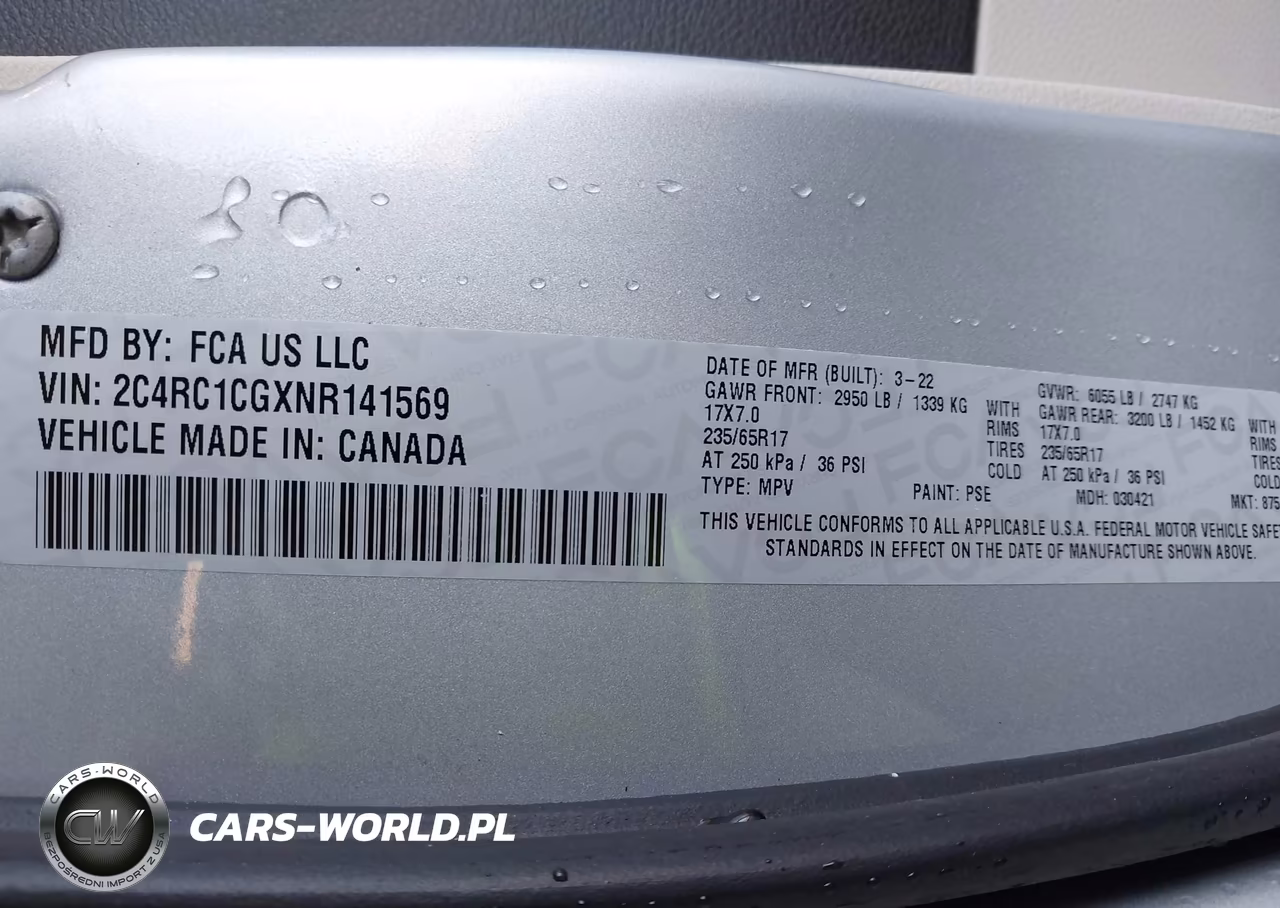 2022 Chrysler Voyager Lx VIN:2C4RC1CGXNR141569 - 9