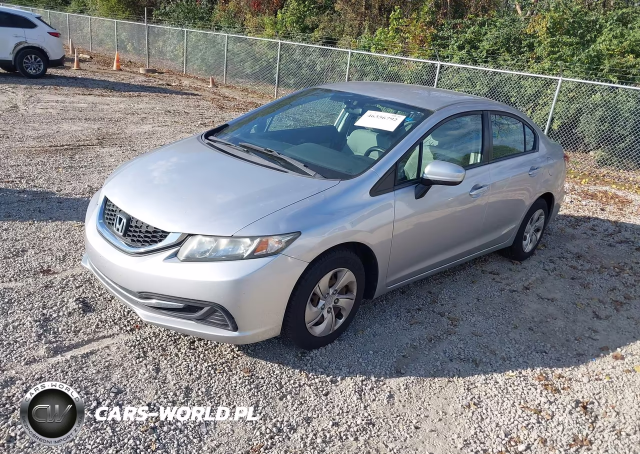 2015 Honda Civic Lx VIN:19XFB2F5XFE116695 - 2