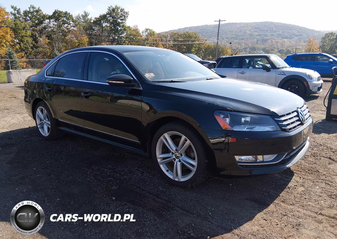 2012 Volkswagen Passat 2.0L Tdi Sel Premium VIN:1VWCN7A36CC055620 - 1