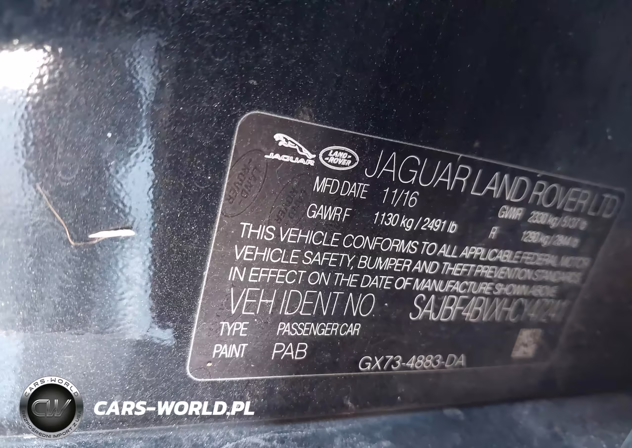 2017 Jaguar Xf 35T R-Sport VIN:SAJBF4BVXHCY47241 - 9
