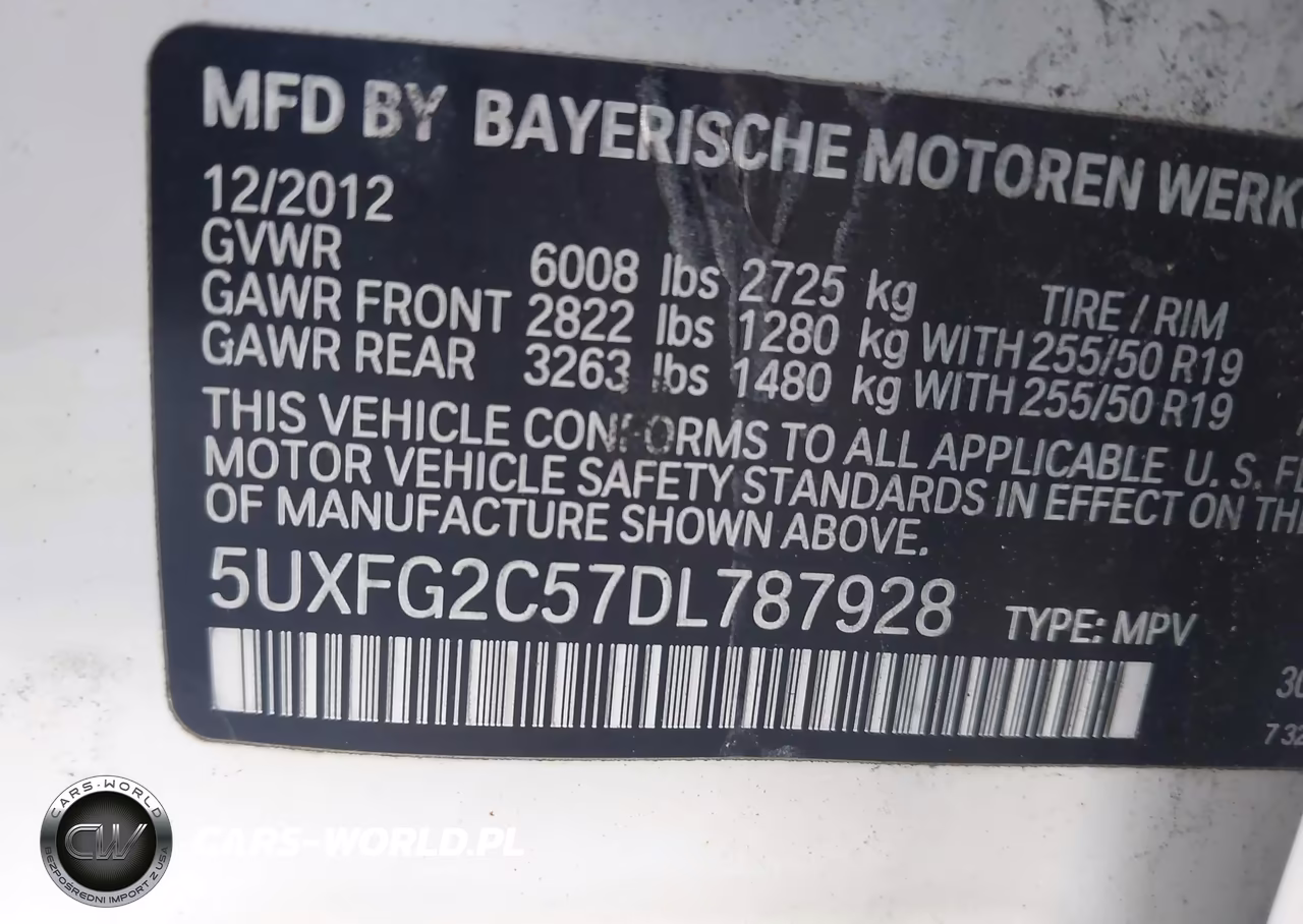 2013 BMW X6 xDrive35I VIN:5UXFG2C57DL787928 - 9