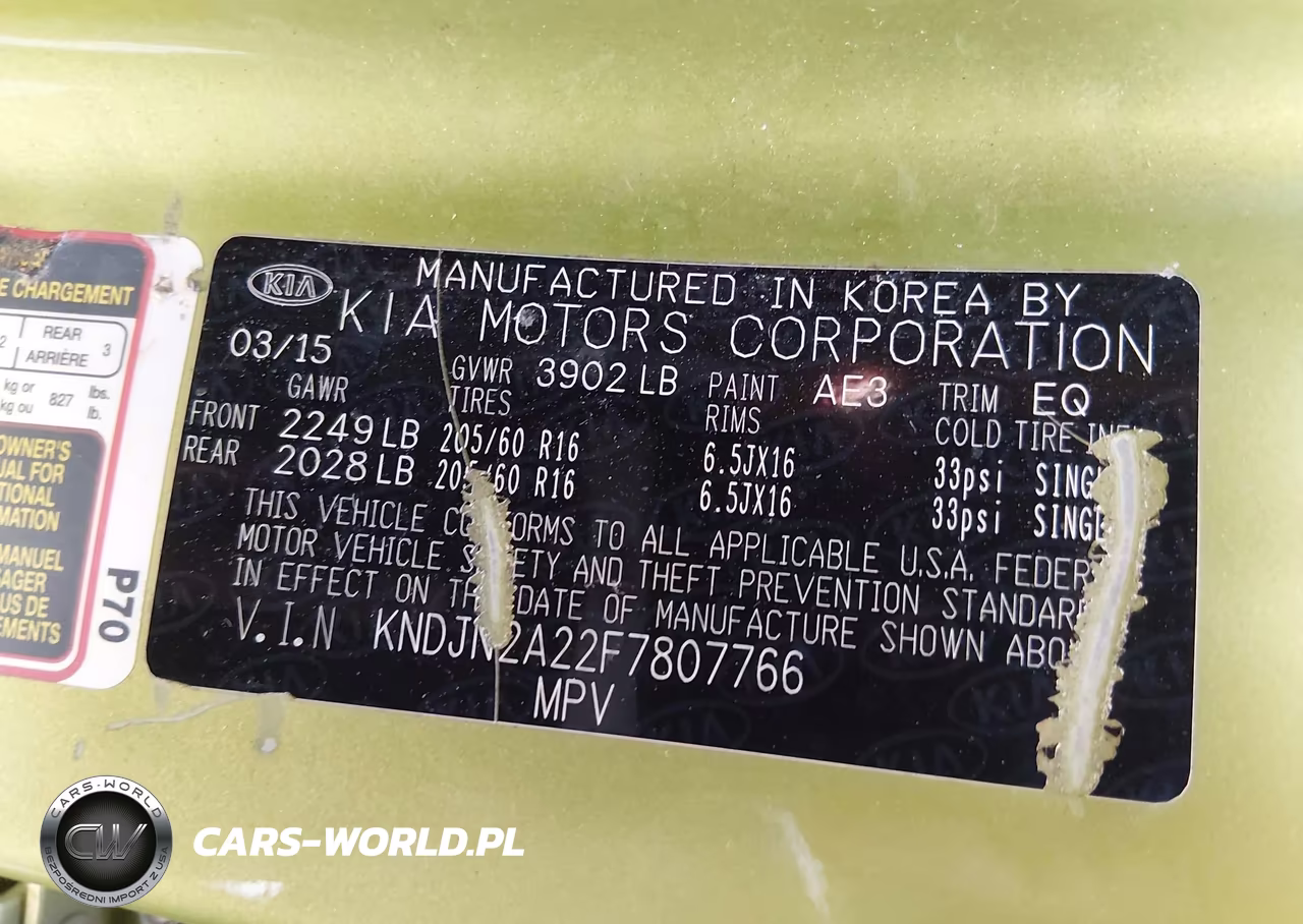 2015 Kia Soul VIN:KNDJN2A22F7807766 - 9