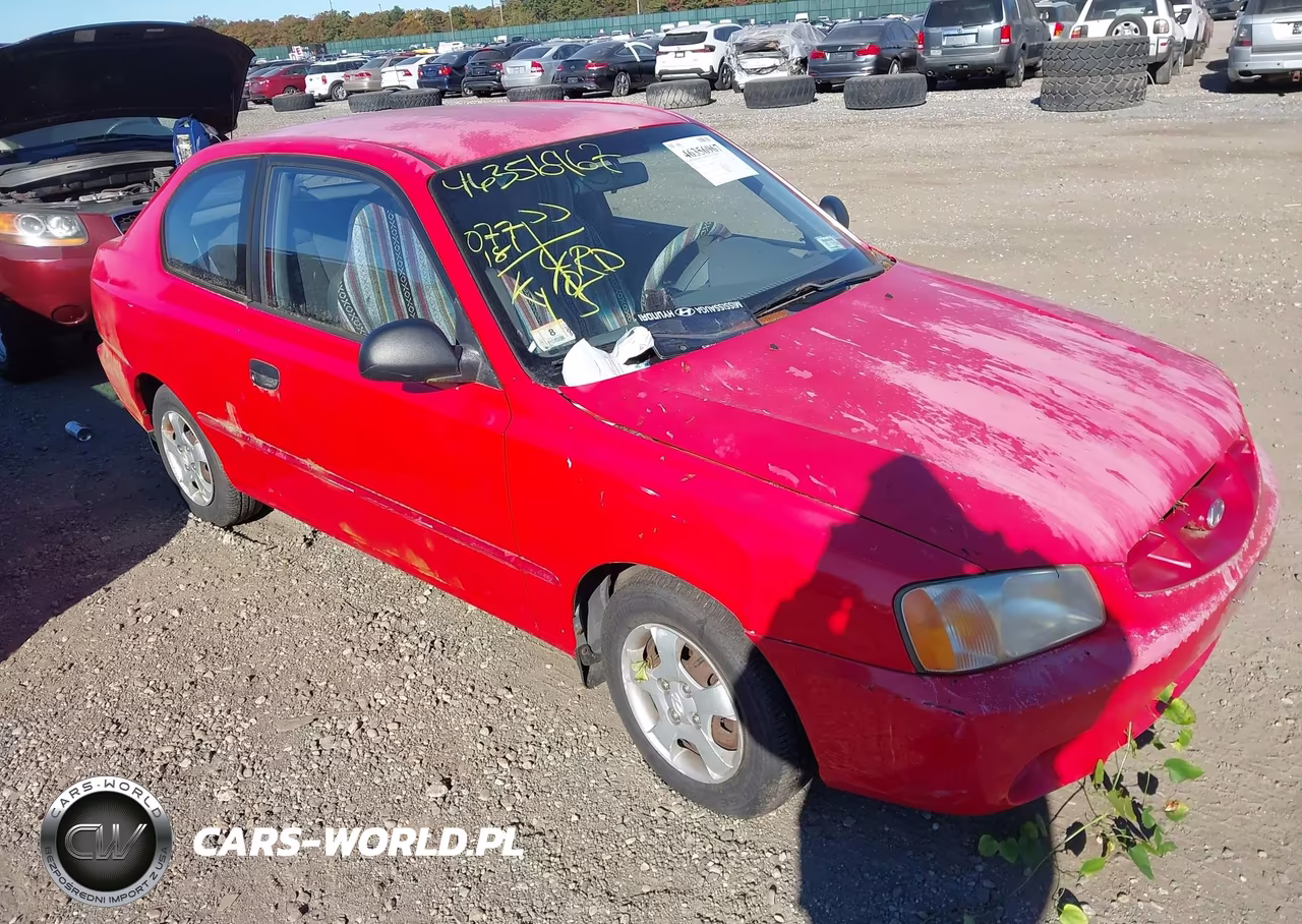 2002 Hyundai Accent Gs VIN:KMHCG35C22U225816 - 6
