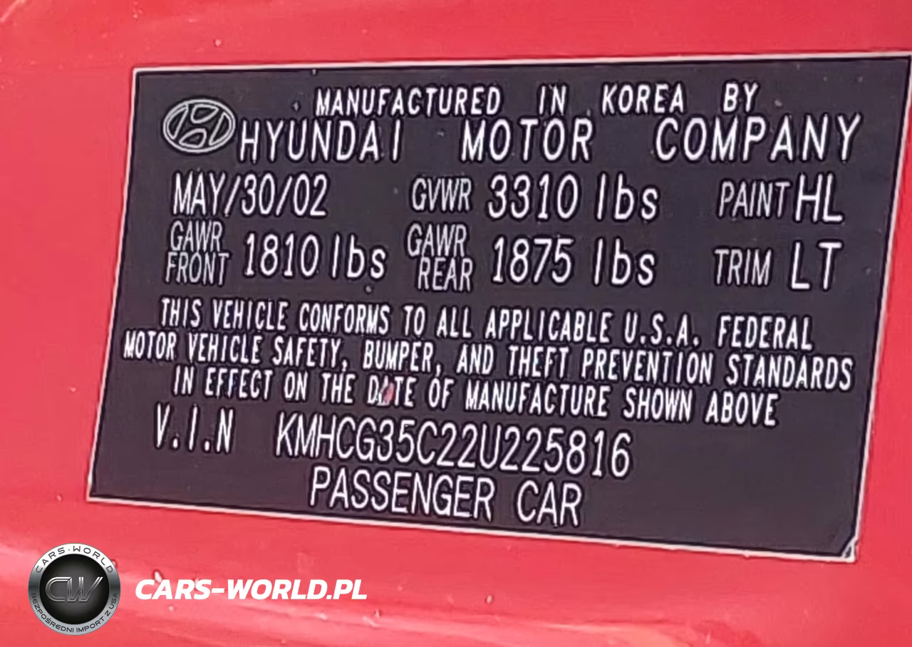 2002 Hyundai Accent Gs VIN:KMHCG35C22U225816 - 9