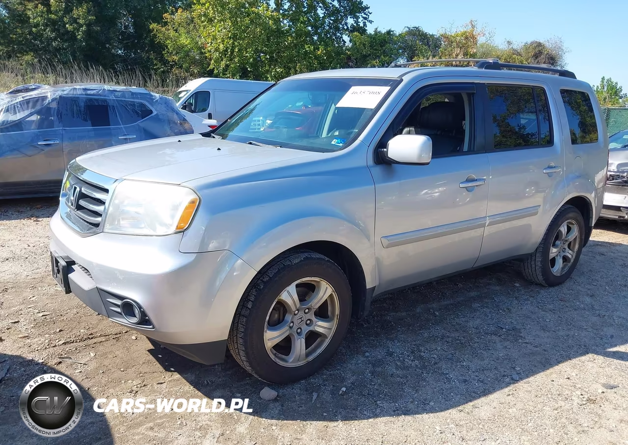 2013 Honda Pilot Ex-L VIN:5FNYF4H61DB070356 - 2