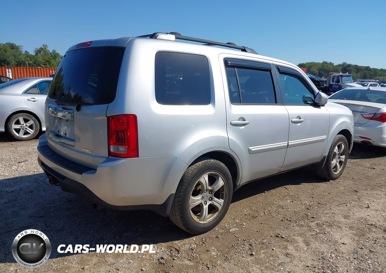 2013 Honda Pilot Ex-L VIN:5FNYF4H61DB070356 - 4