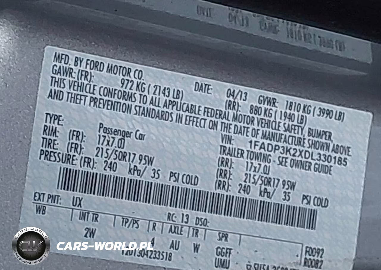 2013 Ford Focus Se VIN:1FADP3K2XDL330185 - 9