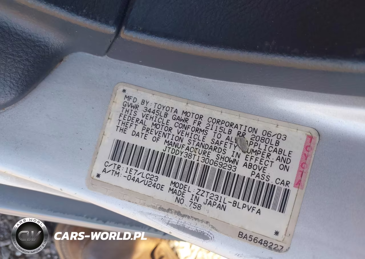 2003 Toyota Celica Gts VIN:JTDDY38T130069293 - 9