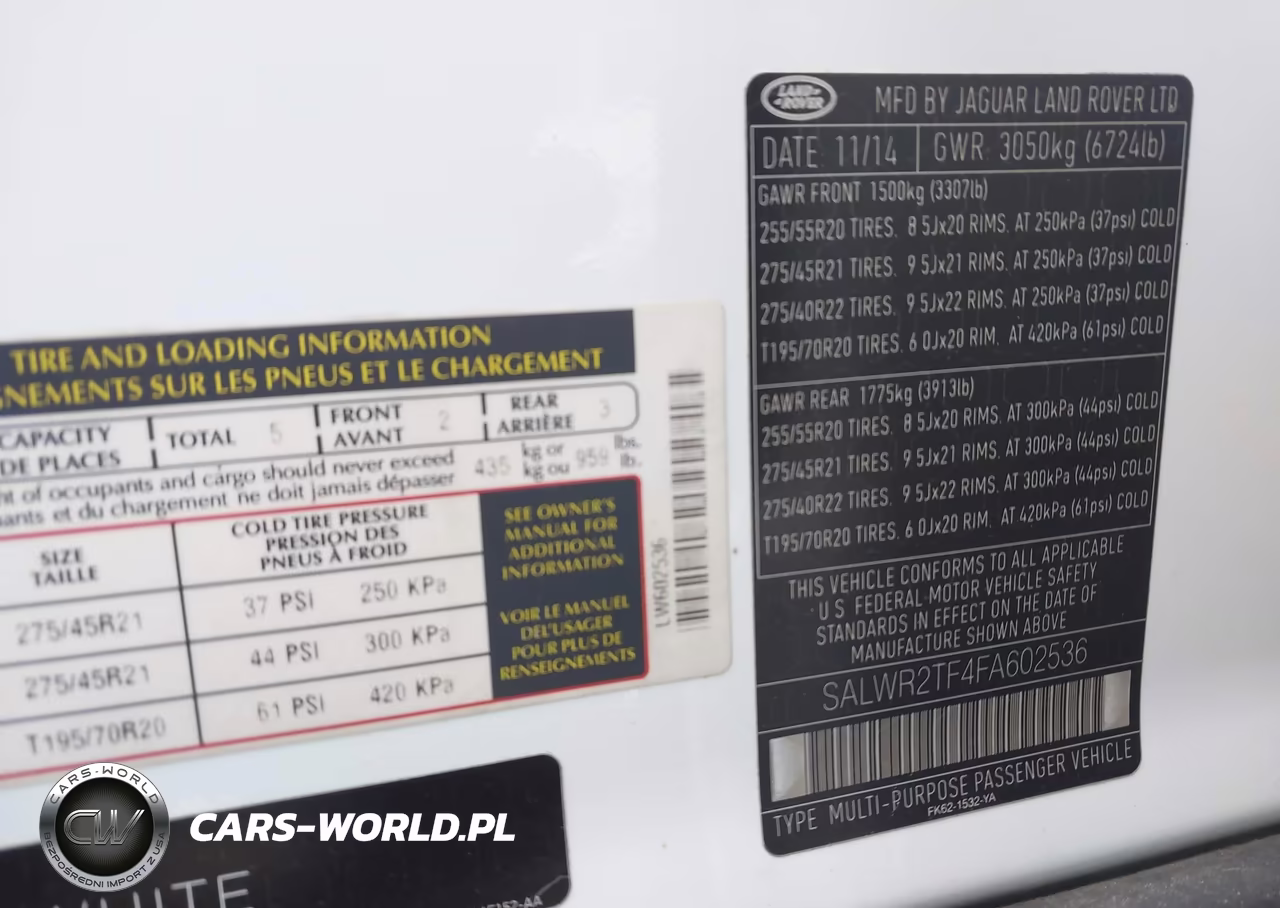 2015 Land Rover Range Rover Sport 5.0L V8 Supercharged VIN:SALWR2TF4FA602536 - 9