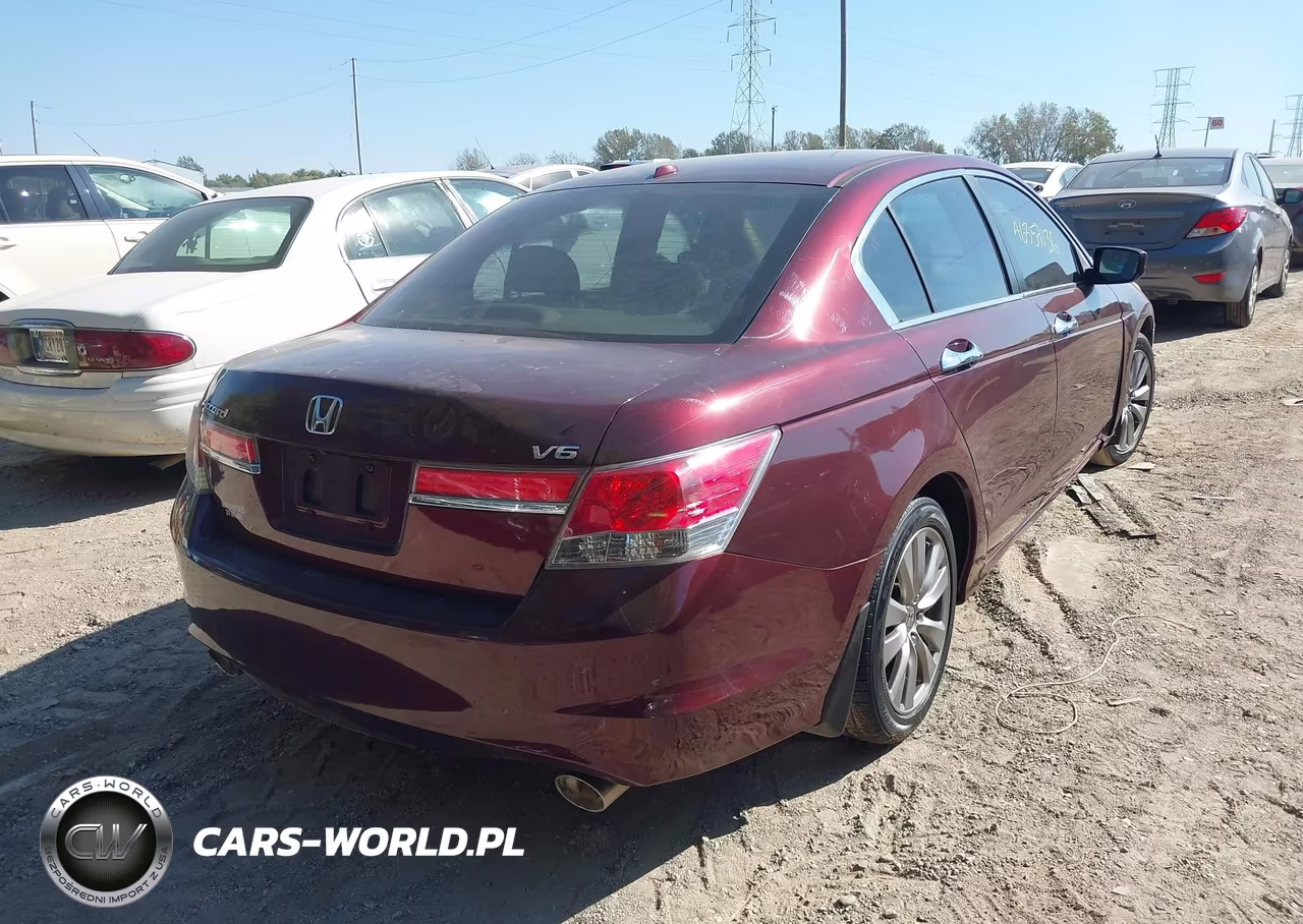 2012 Honda Accord 3.5 Ex-L VIN:1HGCP3F86CA041028 - 4