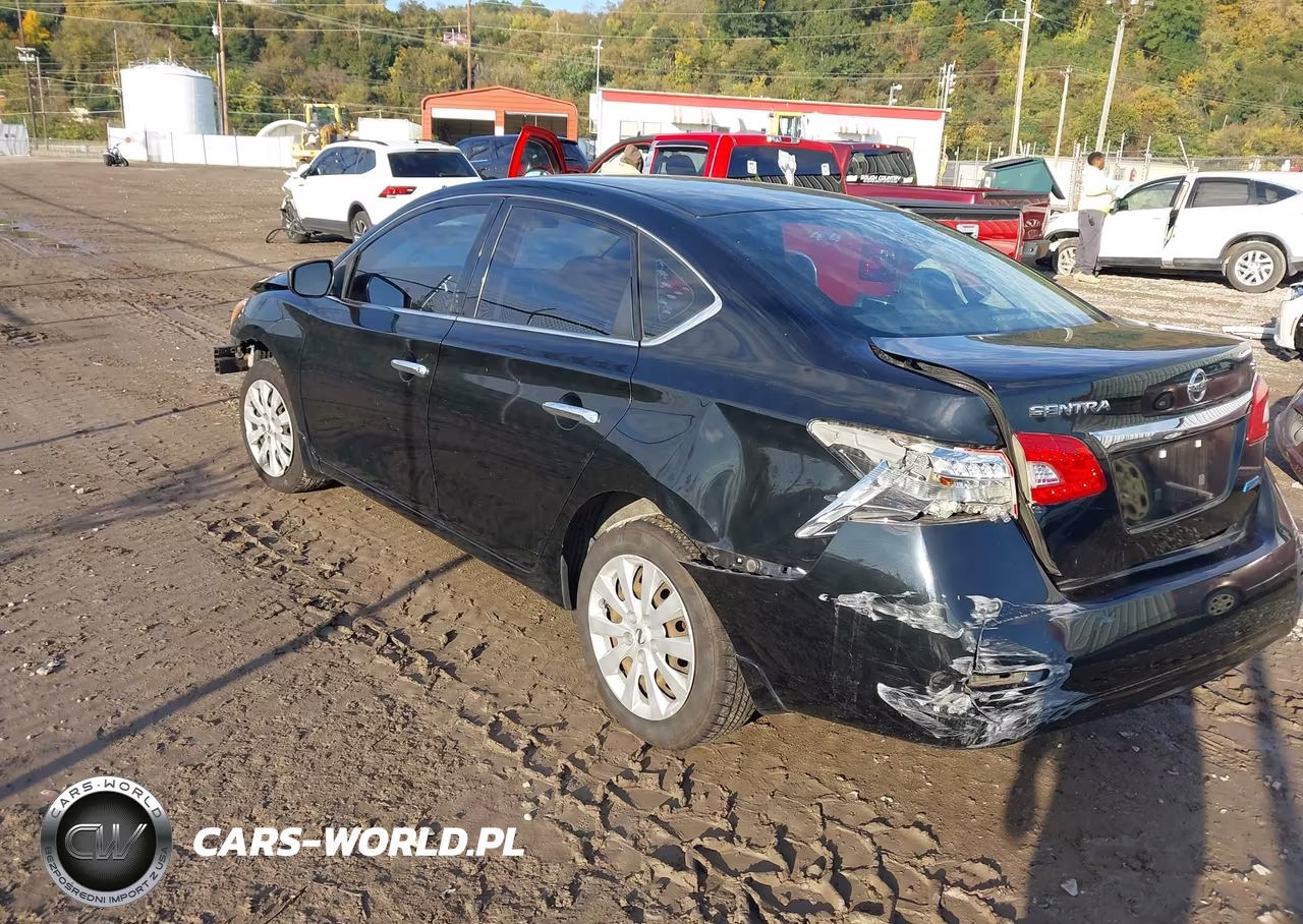 2014 Nissan Sentra Sv VIN:3N1AB7AP5EL675116 - 3
