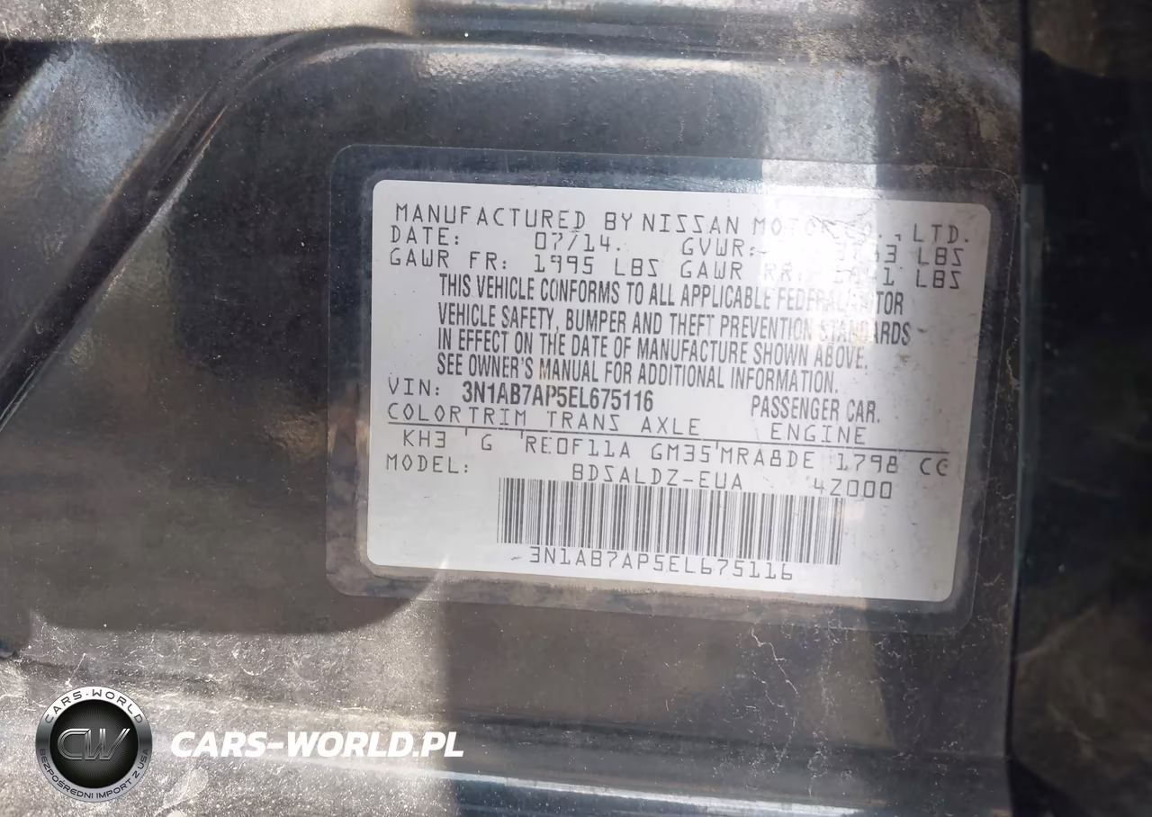 2014 Nissan Sentra Sv VIN:3N1AB7AP5EL675116 - 9