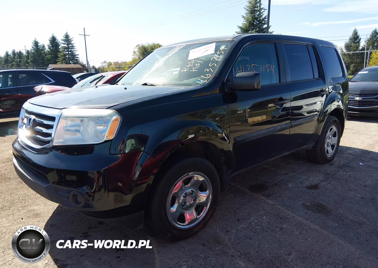 2014 Honda Pilot Lx VIN:5FNYF4H27EB017286 - 2