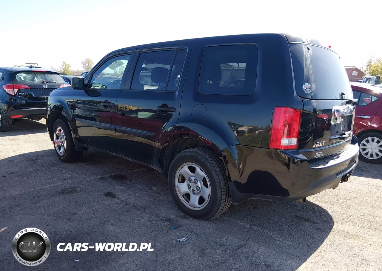 2014 Honda Pilot Lx VIN:5FNYF4H27EB017286 - 3