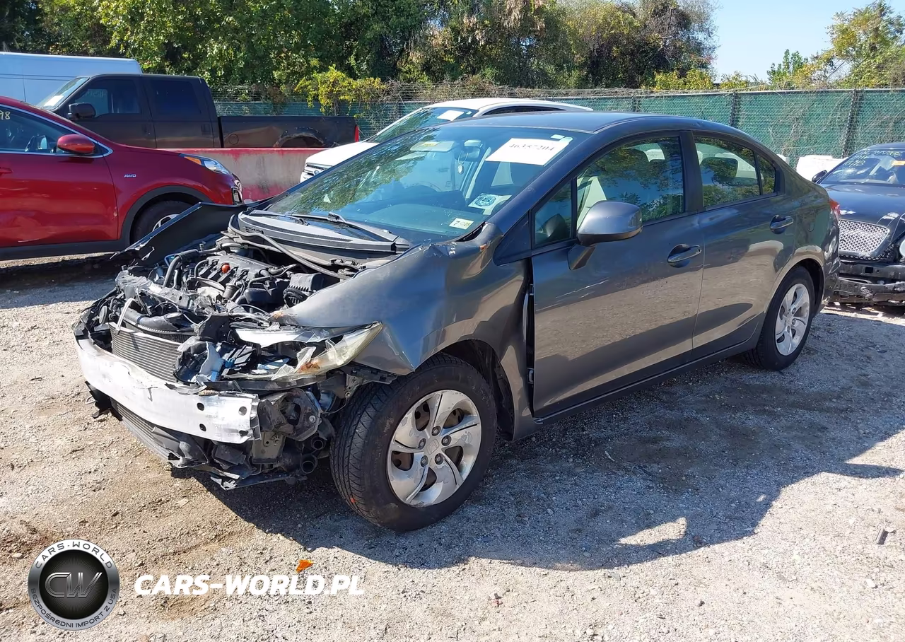 2013 Honda Civic Lx VIN:19XFB2F56DE217830 - 2