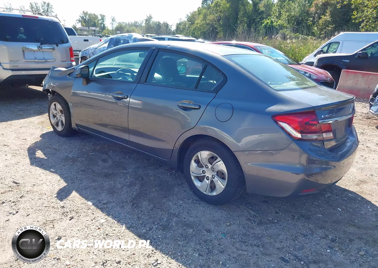 2013 Honda Civic Lx VIN:19XFB2F56DE217830 - 3