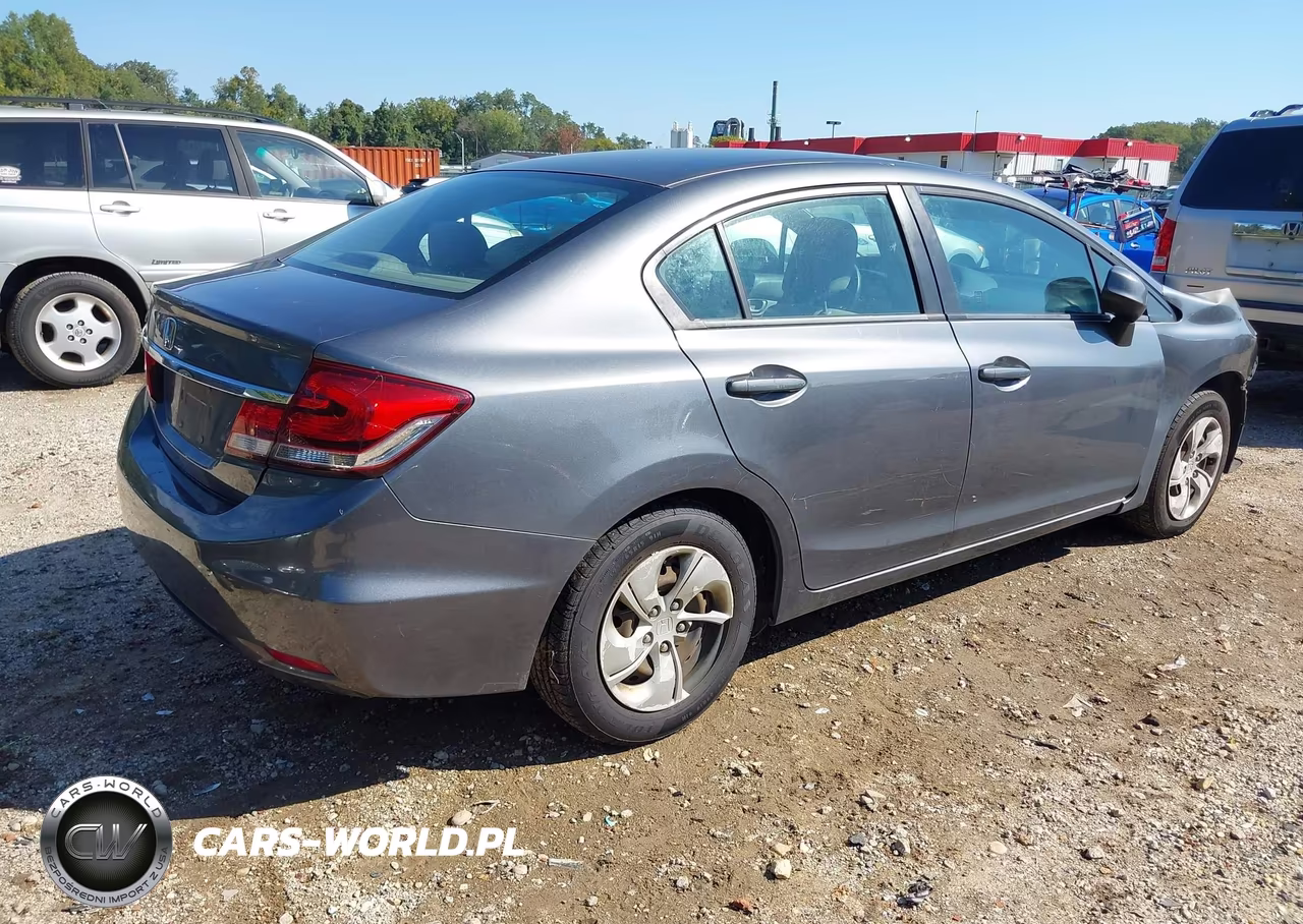 2013 Honda Civic Lx VIN:19XFB2F56DE217830 - 4
