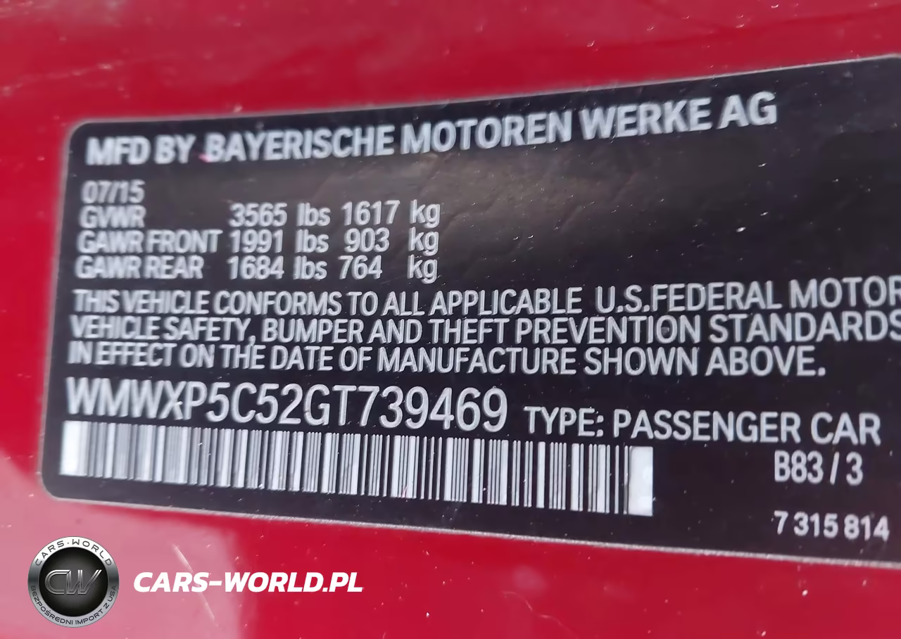 2016 Mini Hardtop Cooper VIN:WMWXP5C52GT739469 - 9