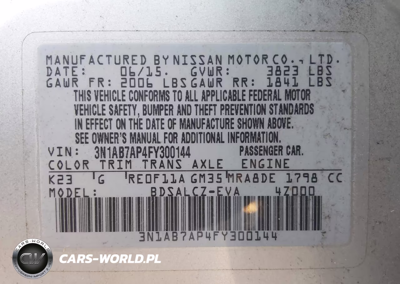 2015 Nissan Sentra S VIN:3N1AB7AP4FY300144 - 9