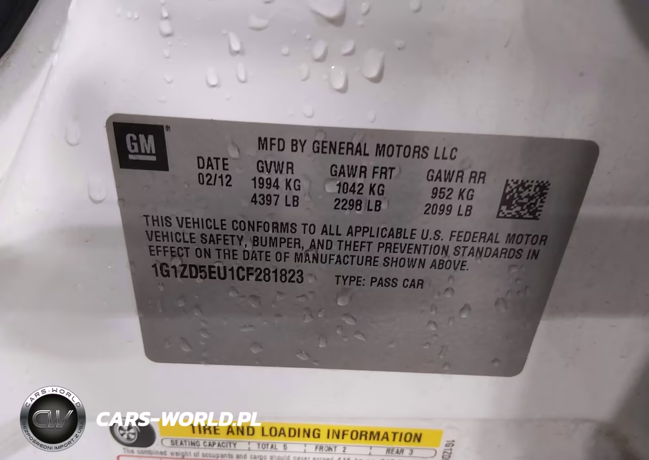 2012 Chevrolet Malibu 2Lt VIN:1G1ZD5EU1CF281823 - 9