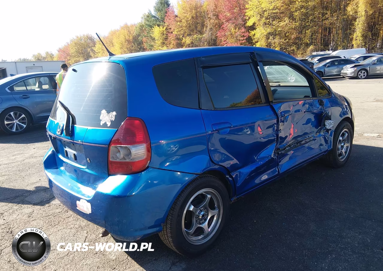 2007 Honda Fit VIN:JHMGD38407S031290 - 4