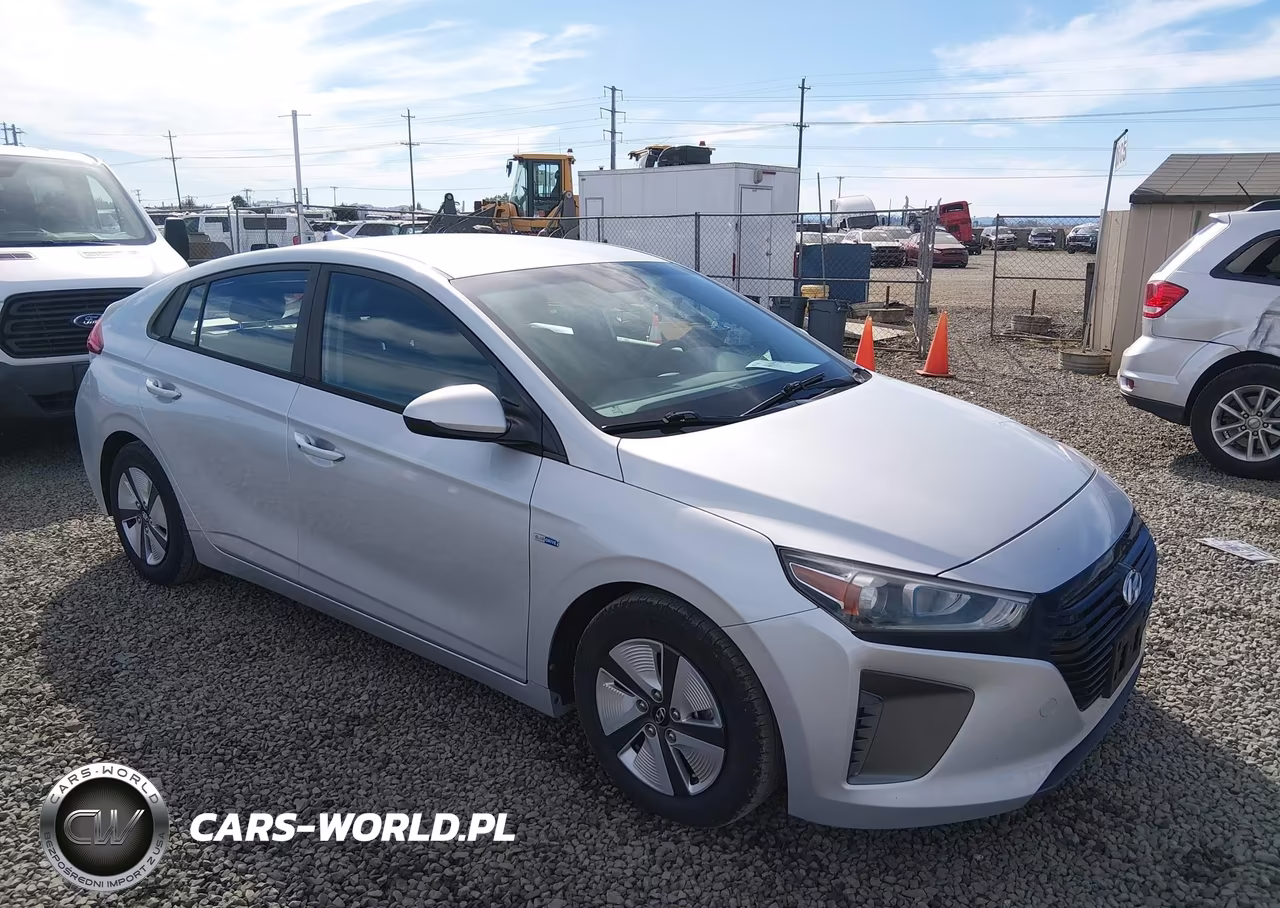 2018 Hyundai Ioniq Hybrid Blue VIN:KMHC65LCXJU100000 - 1