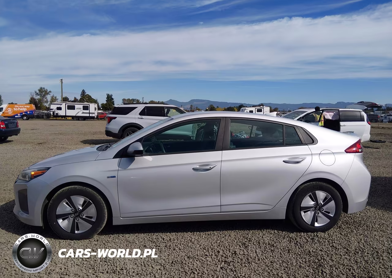 2018 Hyundai Ioniq Hybrid Blue VIN:KMHC65LCXJU100000 - 16