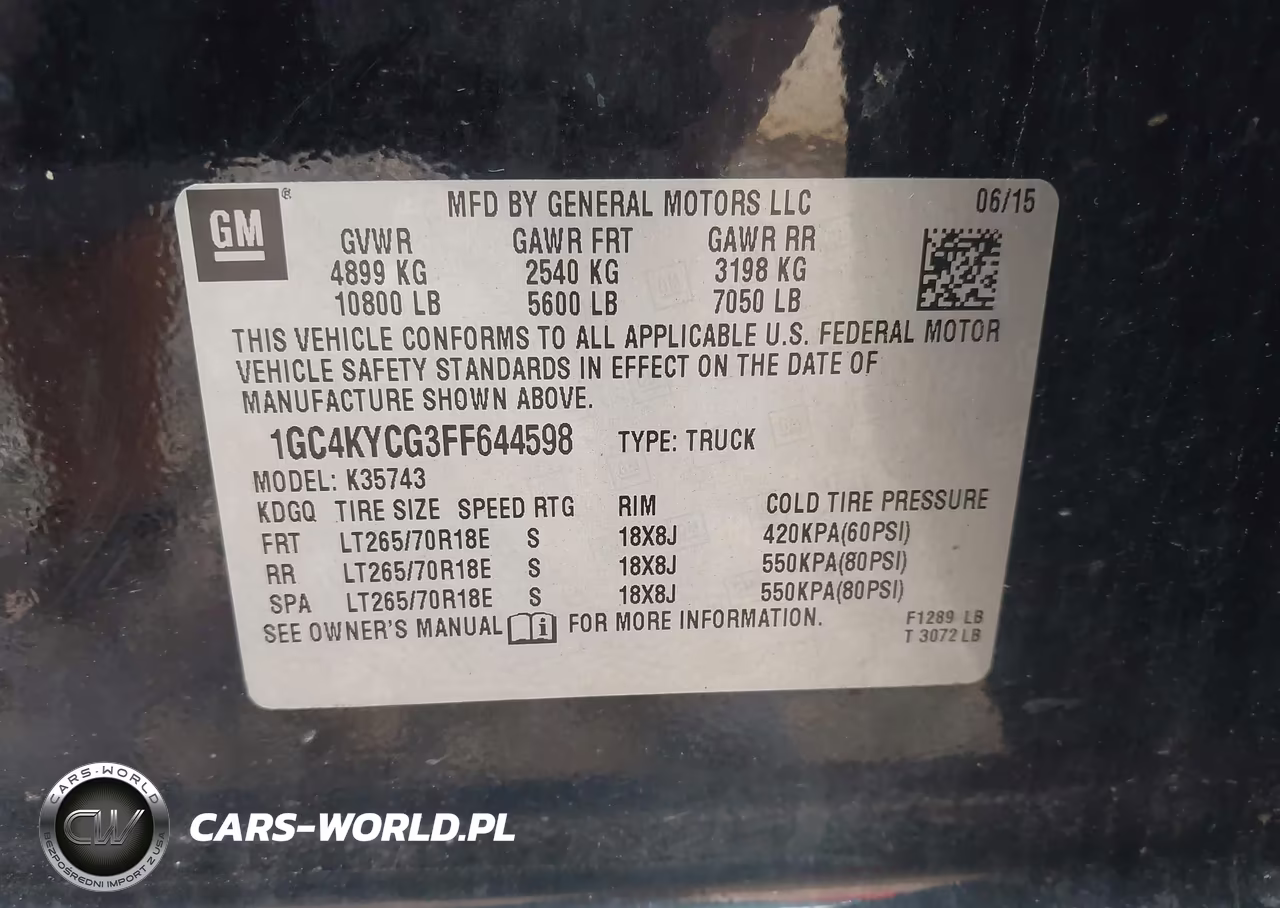 2015 Chevrolet Silverado 3500Hd Wt VIN:1GC4KYCG3FF644598 - 8