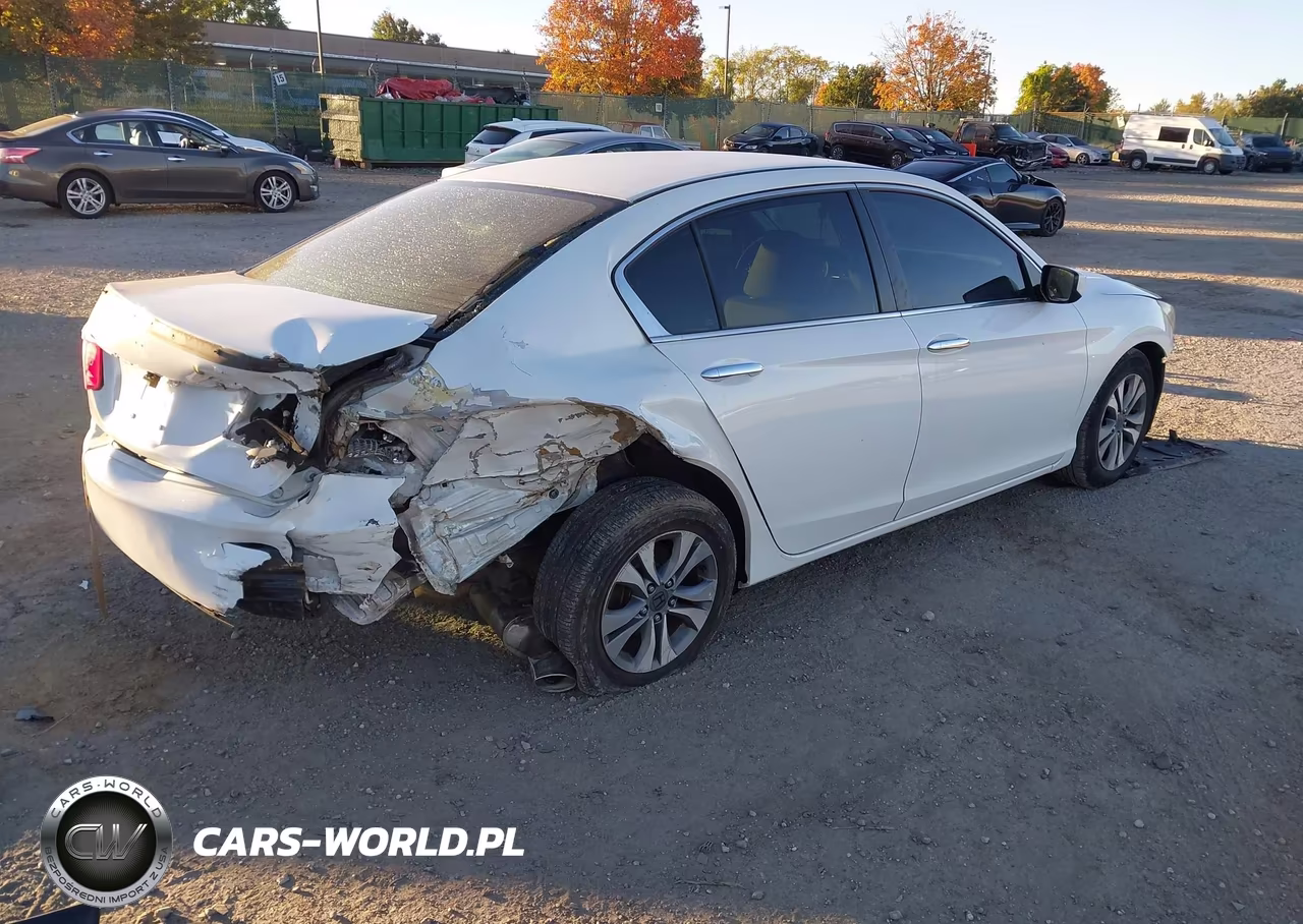2014 Honda Accord Lx VIN:1HGCR2F3XEA168456 - 4