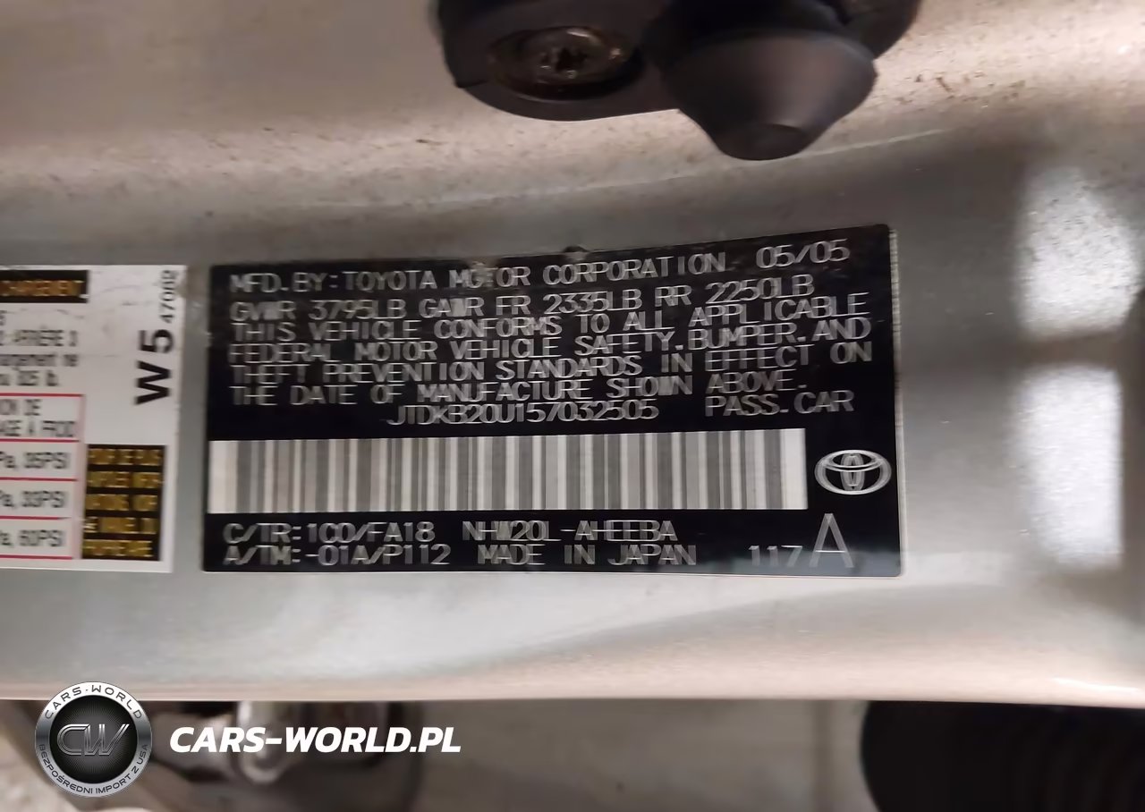 2005 Toyota Prius VIN:JTDKB20U157032505 - 9