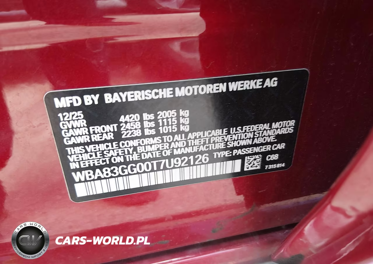 2026 BMW 228 Gran Coupe VIN:WBA83GG00T7U92126 - 9