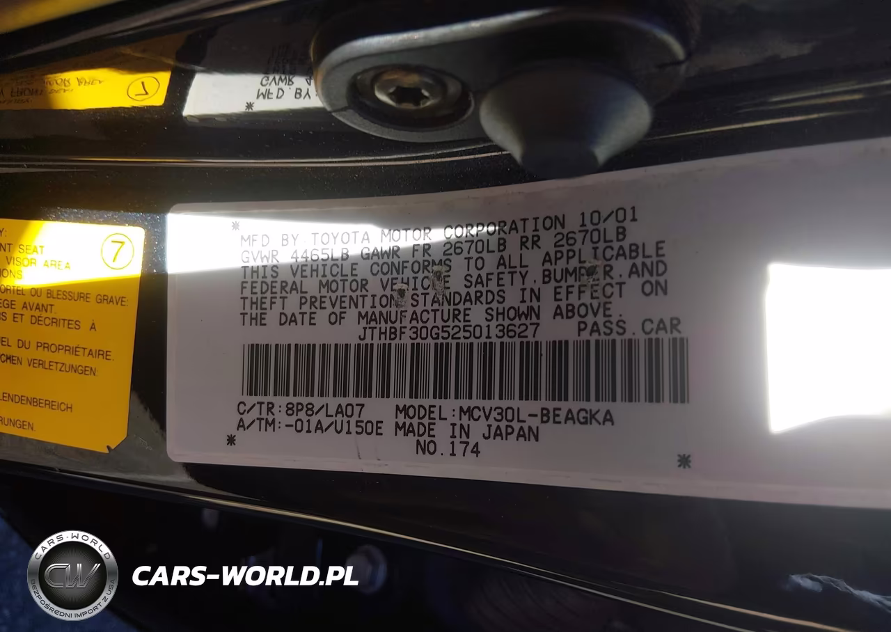 2002 Lexus Es 300 VIN:JTHBF30G525013627 - 9